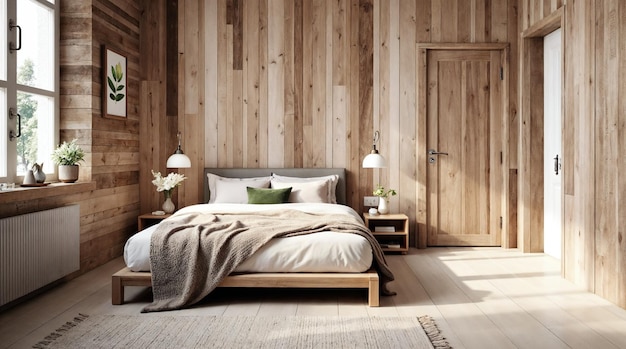 Łóżko drewniane 140×200 – solidność i styl w sypialni